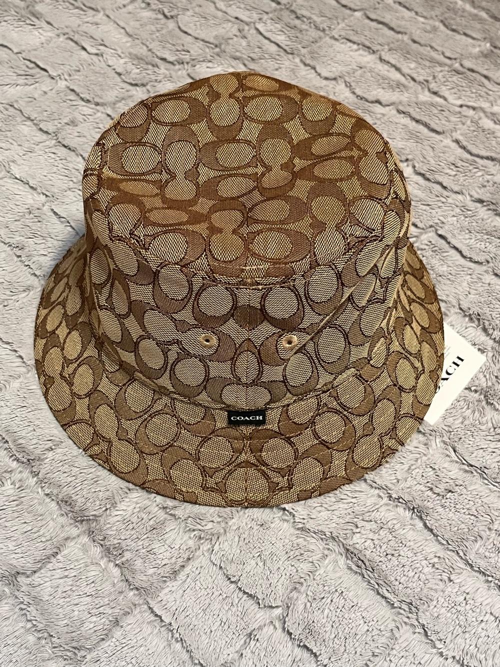 Coach Signature C Jacquard Bucket Hat